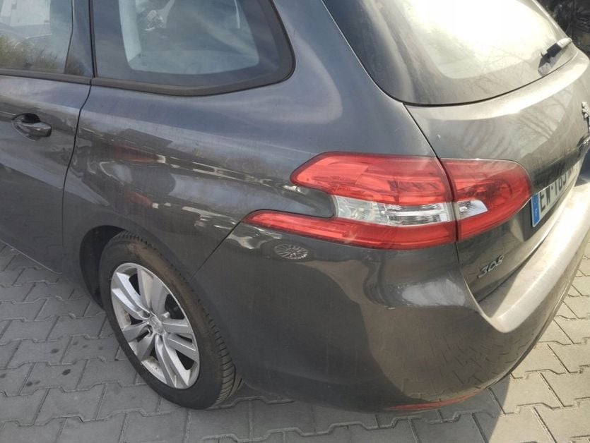 PEUGEOT 308 II SW KOMBI T9 2018 CWIARTKA LEWA TYL TYLNA BLOTNIK EVLC evl