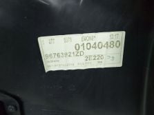 PEUGEOT 208 3D I 1.2VTI 2013 TAPICERKA BOCZEK PRAWY TYŁ 96763921ZD