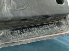 DS DS7 CROSSBACK CITROEN 2020 ŚLIZG MOCOWANIE PRAWY ZDERZAKA TYŁ 9816048480