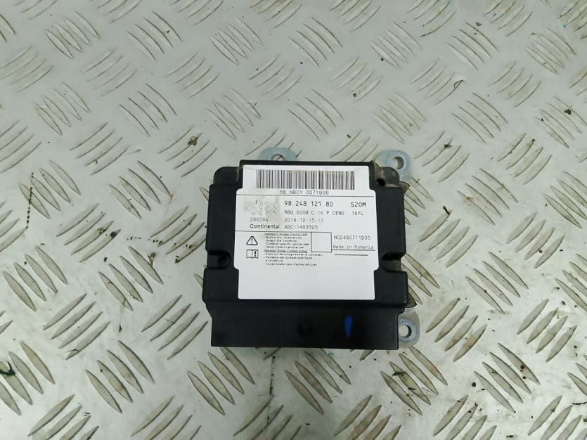 DS DS7 CROSSBACK CITROEN 2020 MODUŁ STEROWNIK SENSOR AIRBAG 9824812180