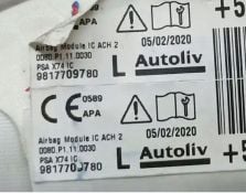 DS DS7 CROSSBACK CITROEN 2020 AIRBAG KURTYNA POWIETRZA LEWA 9817709780