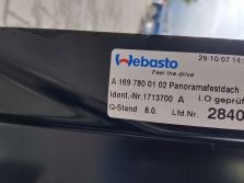 MERCEDES B KLASA W245 2008 SZYBERDACH PANORAMA A1697800102