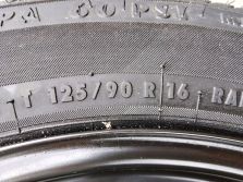 MERCEDES B KLASA W245 2008 KOŁO DOJAZDOWE ZAPAS ET32 125/90 R16 1694000802