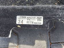 MAZDA CX90 CX-90 2024 DYWAN WYKŁADZINA WNĘTRZA KETV68670B