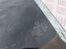 VW PASSAT CC 2010 SZYBA DRZWI LEWY TYŁ LEWA TYLNA