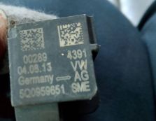 AUDI A3 8V SPORTBACK 5D 2014 CZUJNIK SENSOR UDERZENIA 5Q0959651