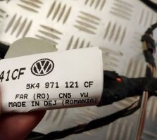 VW GOLF VI 6 GTI HB 5D 2012 WIĄZKA DRZWI PRAWY PRZÓD 5K4971121CF