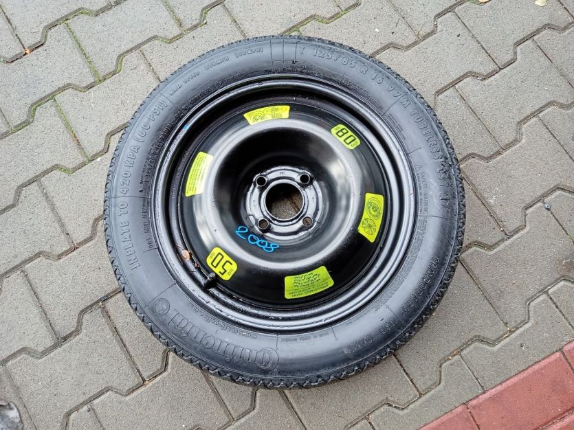 PEUGEOT 2008 I 1.6 HDI KOŁO ZAPASOWE DOJAZDOWE 125/85 R16 4X108