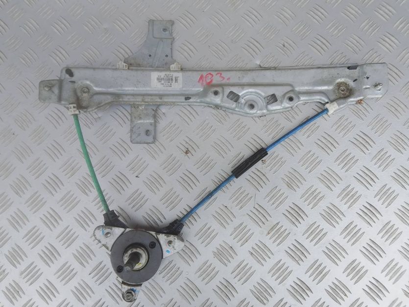 PEUGEOT 208 I PODNOŚNIK MECHANIZM SZYBY LEWY TYŁ 9673153980