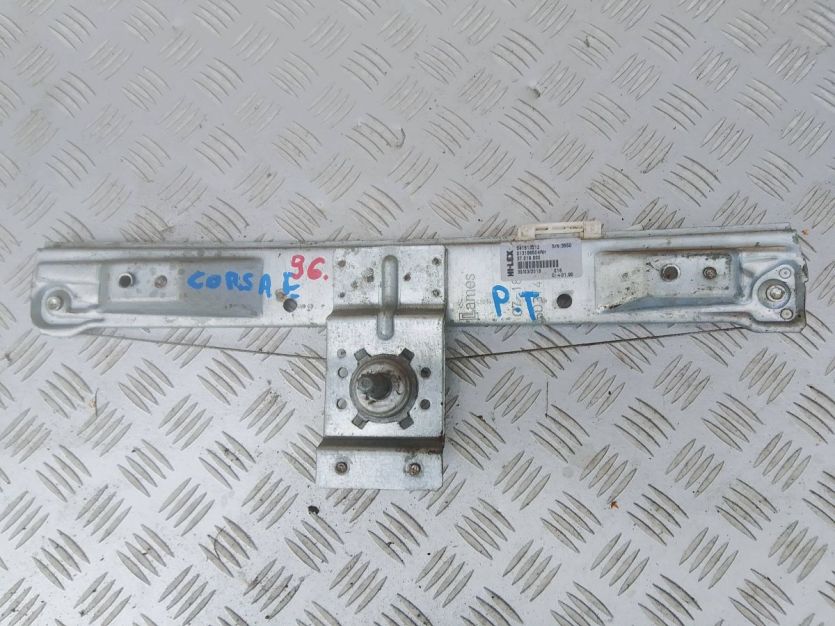 OPEL CORSA E PODNOŚNIK MECHANIZM SZYBY PRAWY TYŁ 013188504