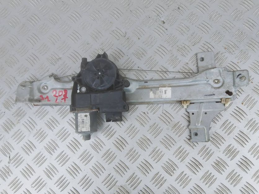 PEUGEOT 2008 I PODNOŚNIK MECHANIZM SZYBY LEWY TYŁ 9806082280