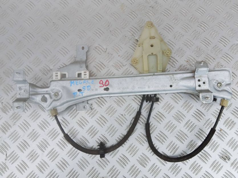 RENAULT MEGANE III PODNOŚNIK MECHANIZM SZYBY PRAWY TYŁ 827200003R