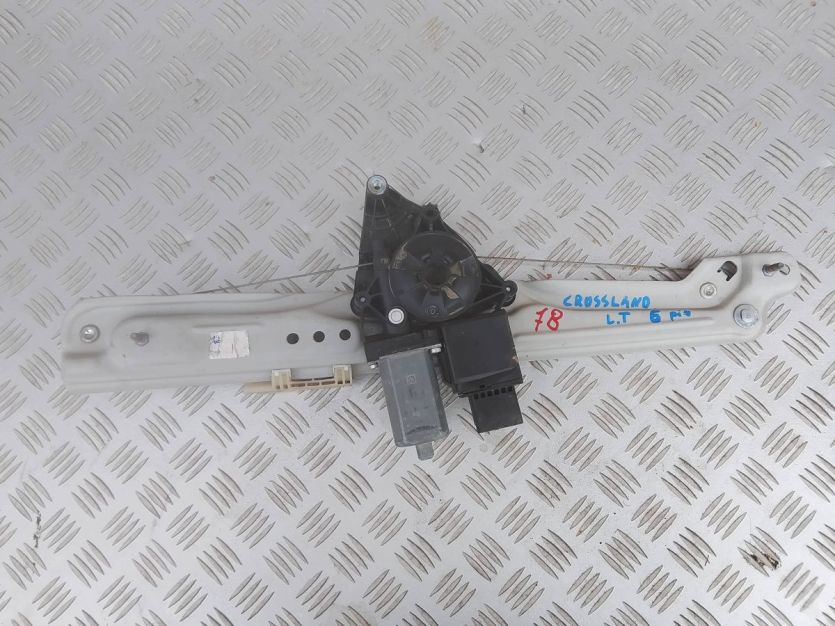 OPEL CROSSLAND PODNOŚNIK MECHANIZM SZYBY LEWY TYŁ 6 PIN