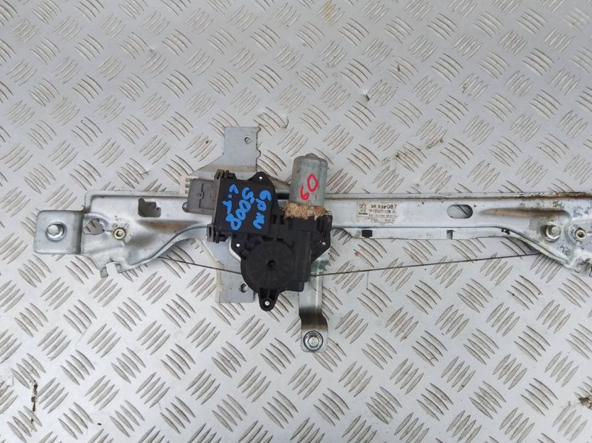 PEUGEOT 5008 PODNOŚNIK MECHANIZM SZYBY LEWY TYŁ 9682808780 6PIN