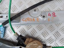 OPEL CORSA E PODNOŚNIK MECHANIZM SZYBY LEWY PRZÓD