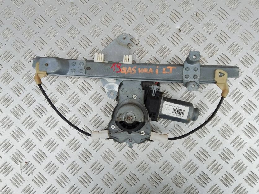 NISSAN QASHQAI PODNOŚNIK MECHANIZM SZYBY LEWY TYŁ