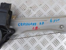 OPEL CROSSLAND PODNOŚNIK MECHANIZM SZYBY PRAWY PRZÓD 6PIN