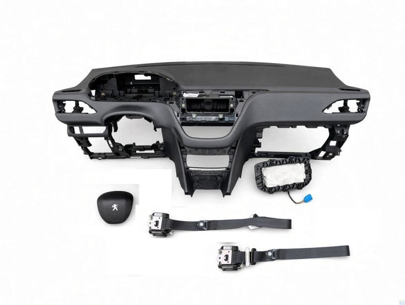 PEUGEOT 208 2008 2012-2020 DESKA KONSOLA AIRBAG PASY AIR BAG PODUSZKI