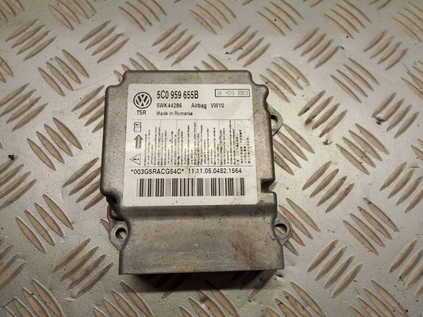 VW GOLF VI 6 TDI 2012 5D MODUŁ AIRBAG PODUSZEK 5C0959655B