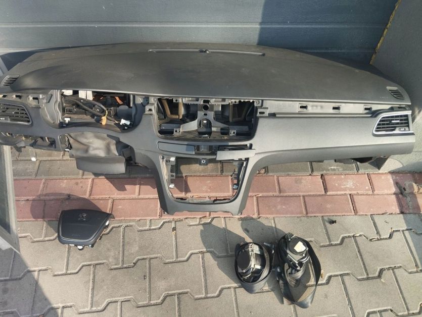 PEUGEOT 508 I DESKA KONSOLA AIRBAG PASY PODUSZKI