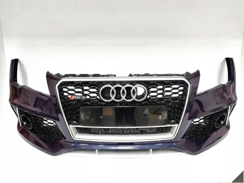 AUDI RS7 2015 ZDERZAK PRZOD PRZEDNI KOMPLETNY PRZEDLIFT satyna