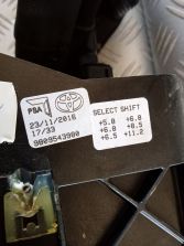 PEUGEOT EXPERT IV 2.0 HDI GAŁKA LEWAREK ZMIANY BIEGÓW 9809543980