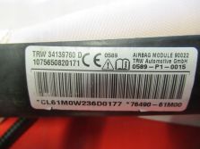 SUZUKI SX4 S-CROSS 1.0 K10C LIFT 2017 KURTYNA LEWA 76490-61M00