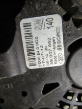 OPEL ZAFIRA C LIFT 2017 R. 2.0 TDCI ALTERNATOR 39007852