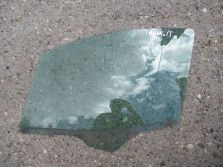 TRANSIT COURIER MK2 SZYBA DRZWI LEWY PRZÓD LEWA