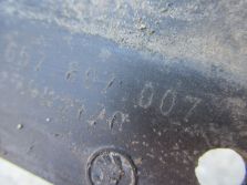 SKODA SCALA LISTWA DOKŁADKA ZDERZAKA LEWA 657807007