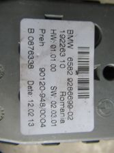 BMW F10 F11 2.0 D PRZEŁĄCZNIK PANEL KONTROLER 6582 9286699-02