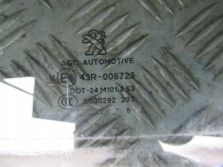 PEUGEOT 2008 I 2015 R. SZYBA LEWY TYŁ LEWA CIEMNA