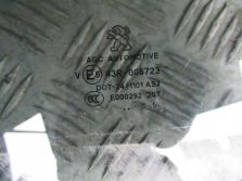 PEUGEOT 2008 I 2015 R. SZYBA PRAWY TYŁ PRAWA CIEMNA