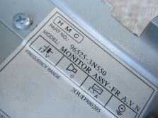 hyundai EQUUS GENESIS 2015 EKRAN NAWIGACJA 96525-3N550