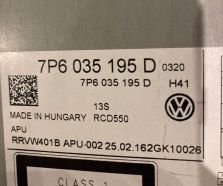 VW Touareg 2 Radio Ekran Display 7P6035195D