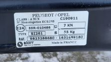 Hak holowniczy WESTFALIA NOWY KPL 1631689180 Opel Corsa F Peugeot 208 2019-