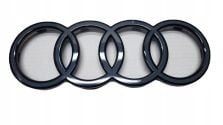 Emblemat Znaczek Logo AUDI Atrapy GRILLA Q7 Q8 24- CZARNY OE 8MA853605 A/B