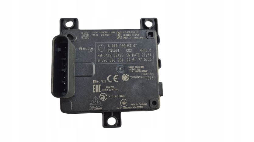 Czujnik Radar Moduł ACC DISTRONIC Mercedes GLE GLS OE A0009006447 ORYG NOWY