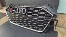 Atrapa chłodnicy GRILL Audi S4 B9 8W0 LIFT 19- CHROM OE 8W0853651DK DM NOWY