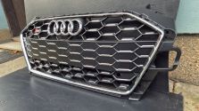 Atrapa chłodnicy GRILL Audi S4 B9 8W0 LIFT 19- CHROM OE 8W0853651DK DM NOWY