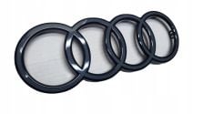 Emblemat Znaczek Logo AUDI Atrapy GRILLA Q7 Q8 24- CZARNY OE 8MA853605 A/B