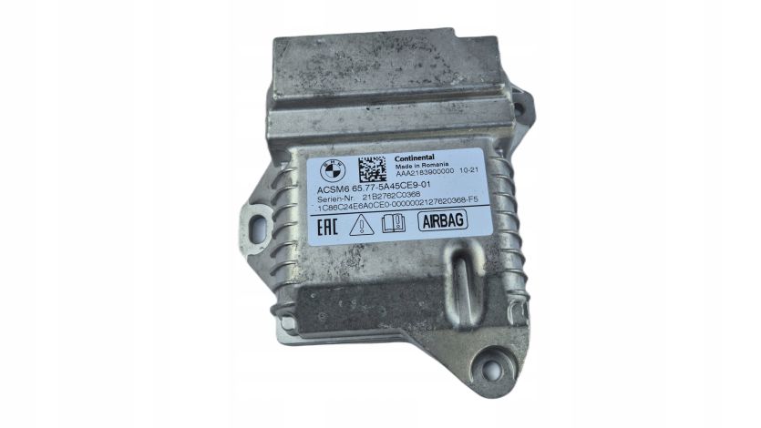 Sterownik Poduszek AIRBAG AIR BAG ACSM6 BMW G60 G70 G05 G06 G07 OE 5A45CE9