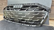 Atrapa chłodnicy GRILL Audi A3 8Y LIFT 24- S-LINE OE 8Y0853651AF BLACKCHROM