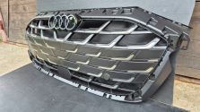 Atrapa chłodnicy GRILL Audi A3 8Y LIFT 24- S-LINE OE 8Y0853651AF BLACKCHROM