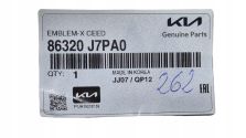 Emblemat Napis modelu Klapy TYŁ XCeed X-Ceed KIA OE 86320-J7PA0 NOWY! ASO!