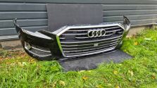 Zderzak przedni PRZÓD Audi A6 C8 4K 18-23 Basis Radar 6xPDC Spryski Komplet
