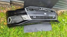 Zderzak przedni PRZÓD Audi A6 C8 4K 18-23 Basis Radar 6xPDC Spryski Komplet