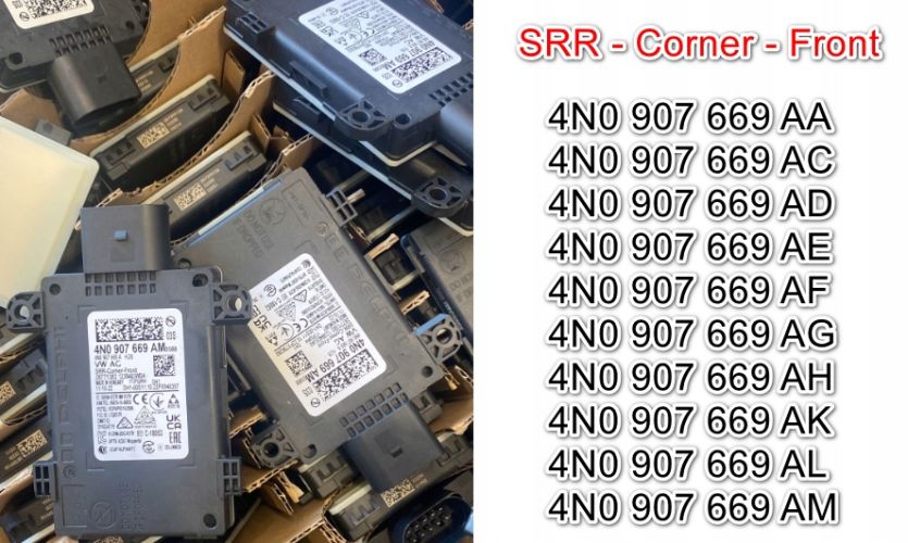 Audi A6 A7 A8 Q7 Q8 E-TRON - Sterownik rozpoznawania obiektów 4N0907669AM