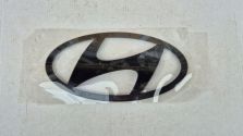 Znaczek Emblemat Logo PRZÓD Grill Hyundai Tucson IV LIFT 2024- CZARNY NOWY!