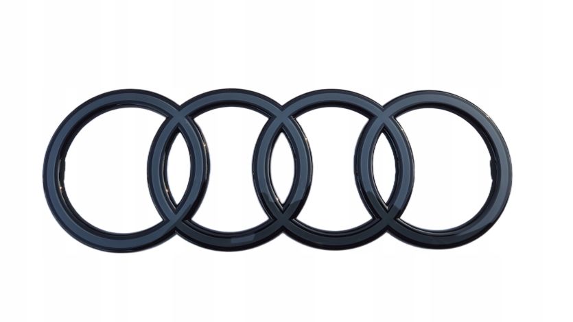 Emblemat Znaczek Logo AUDI Atrapy GRILLA Q7 2024- CZARNY OE 4M0853605 A/B